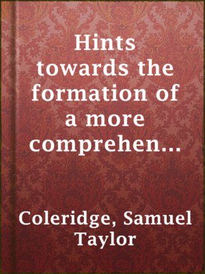 cover image of Hints towards the formation of a more comprehensive theory of life.